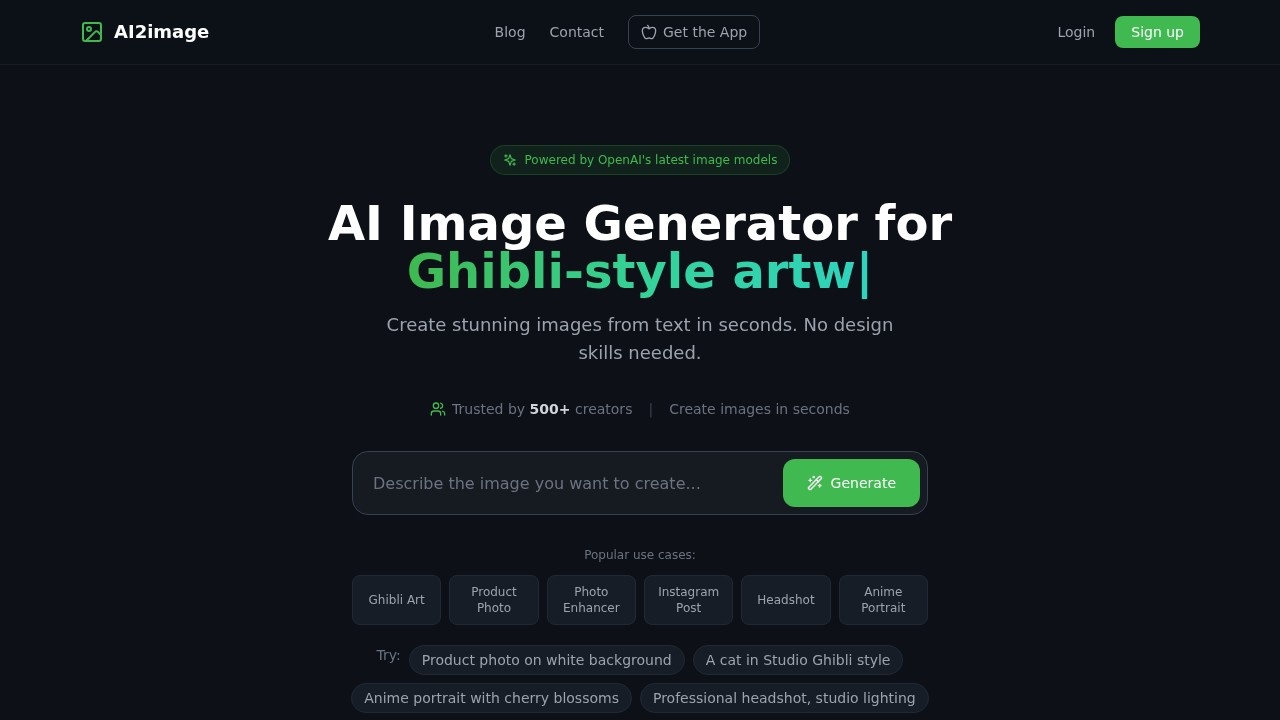 AI2image preview