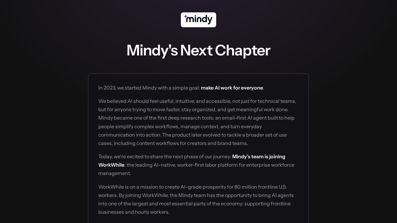Mindy preview